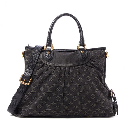 Louis Vuitton Denim Neo Cabby MM Black 1 of 8