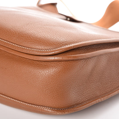 Hermes Taurillon Clemence Evelyne II GM Gold 14 of 15