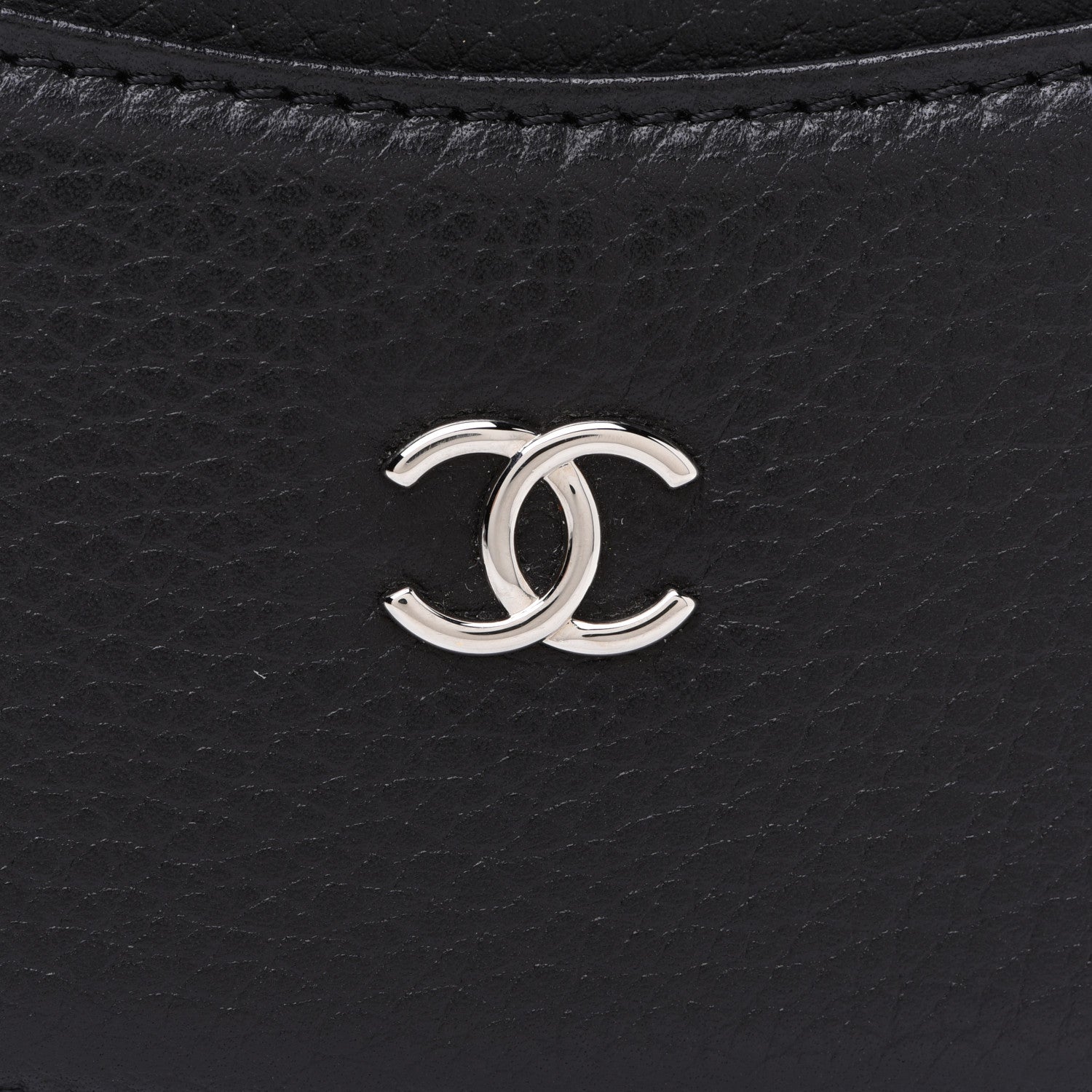 Chanel Grained Calfskin Neo Executive Card Holder Black 8 of 9