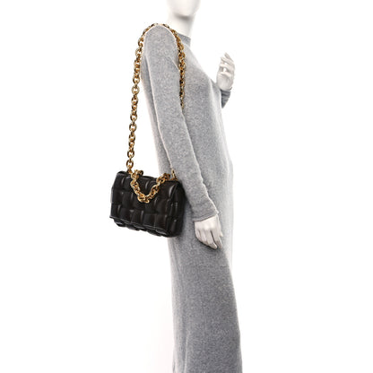Bottega Veneta Lambskin Maxi Intreccio Padded Chain Cassette Crossbody Bag Fondant 2 of 12