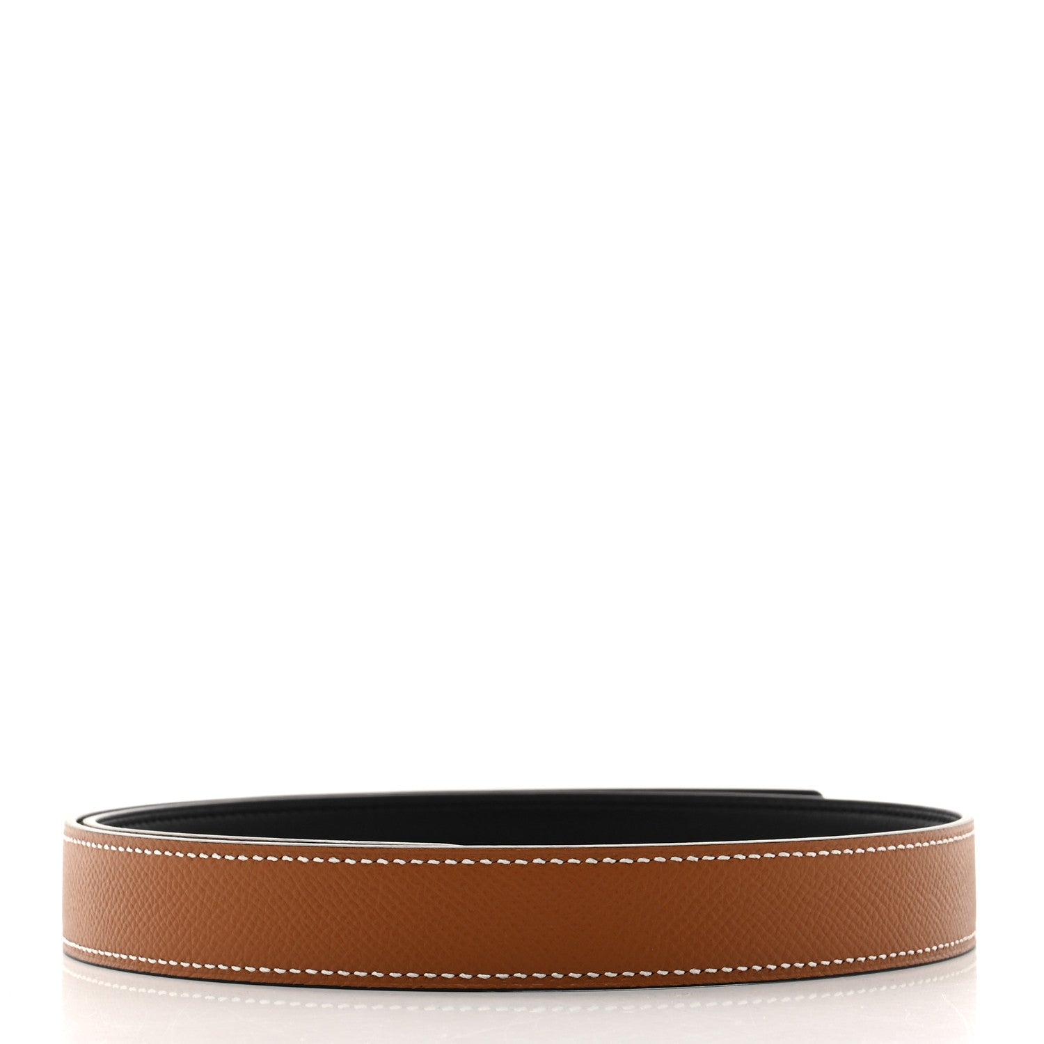 Hermes Swift Epsom 24mm Belt Strap 75 30 Black Gold 2 of 8