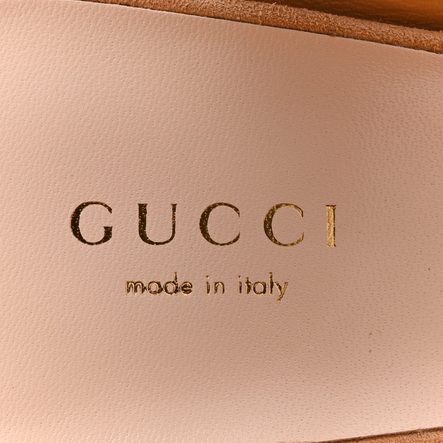 Gucci Kid Scamosciato Wooden Interlocking G Cut-Out 30/120mm Platform Sandals 38 Crystal Sand 7 of 9