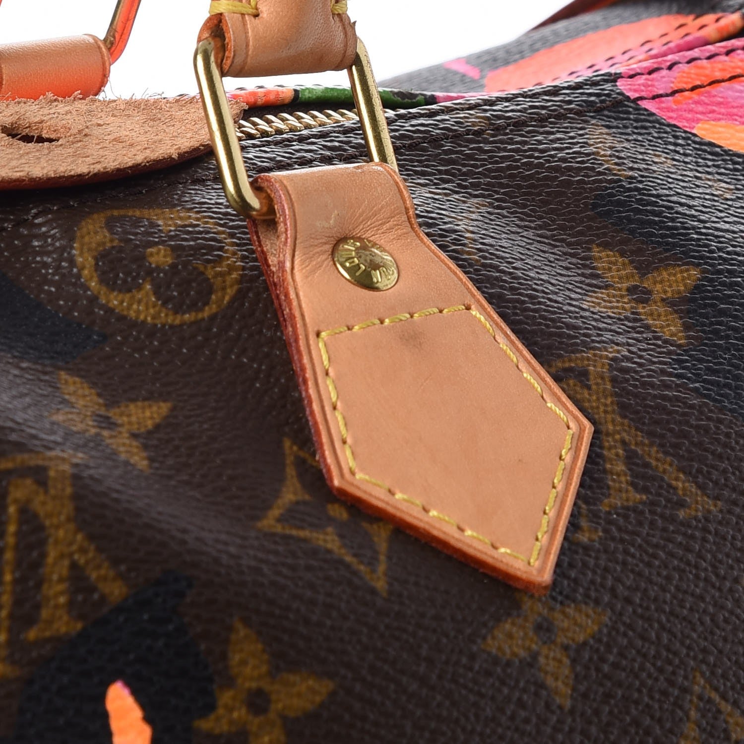 Louis Vuitton Monogram Roses Speedy 30 8 of 9