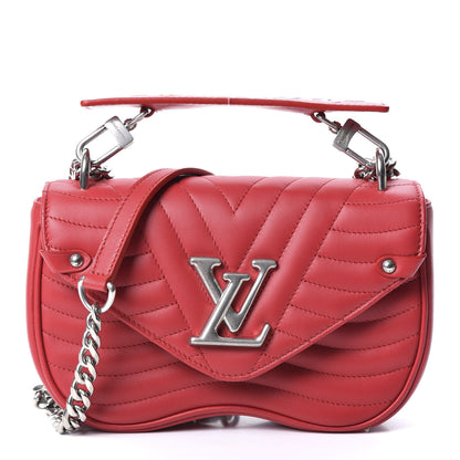 Louis Vuitton Calfskin New Wave Chain PM Scarlet 1 of 9