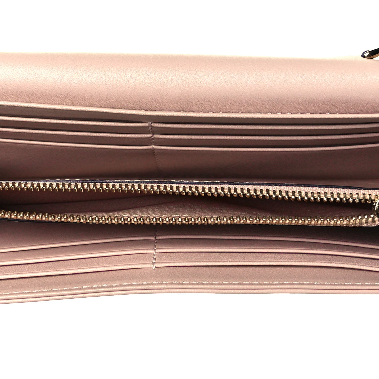 MCM Calfskin Visetos Monogram Love Letter Color Block Wallet On Chain Cognac Red 5 of 7
