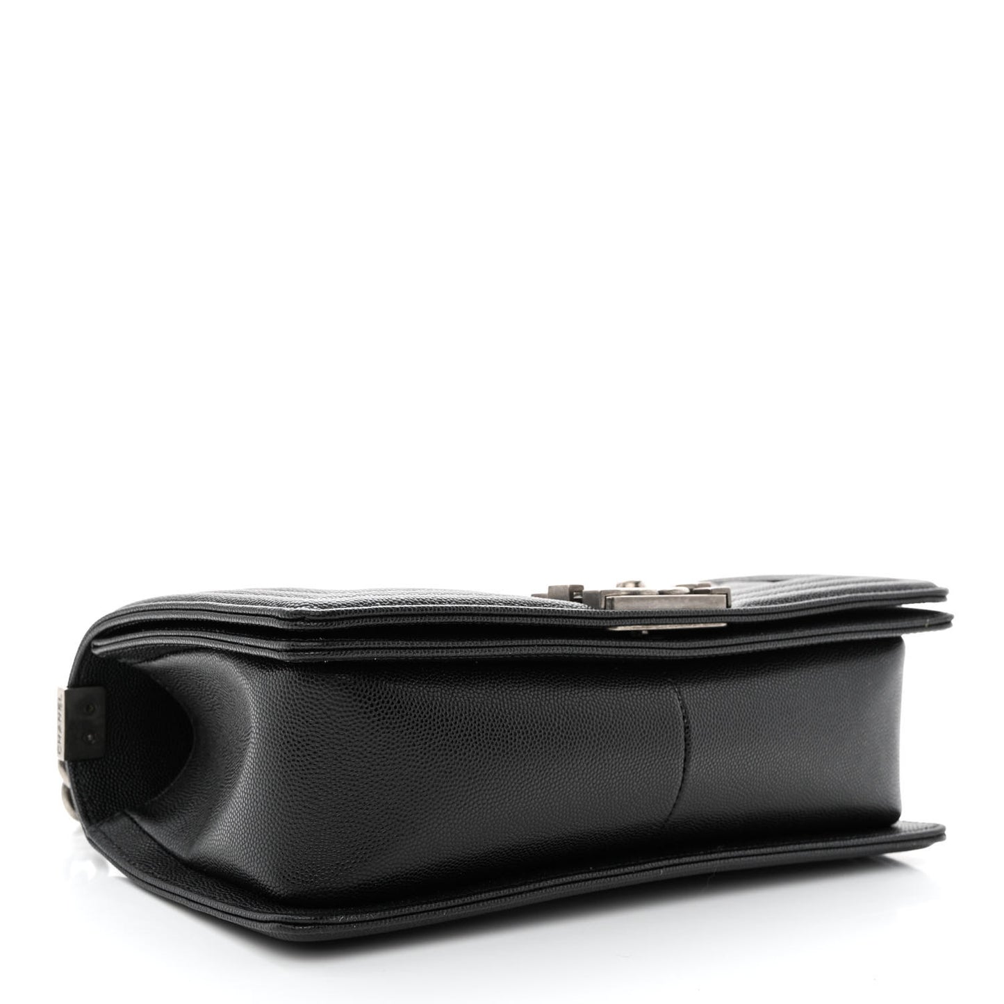 Caviar Quilted Medium Boy Flap Black