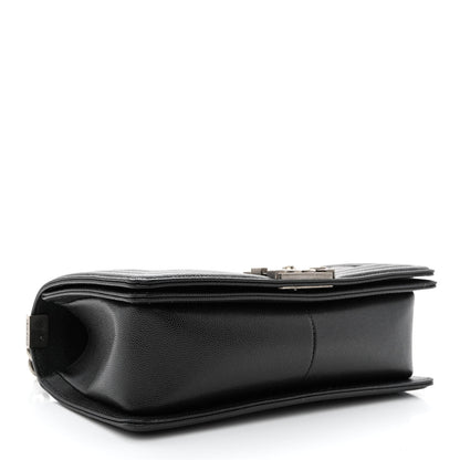Chanel Caviar Quilted Medium Boy Flap Black 4 of 10