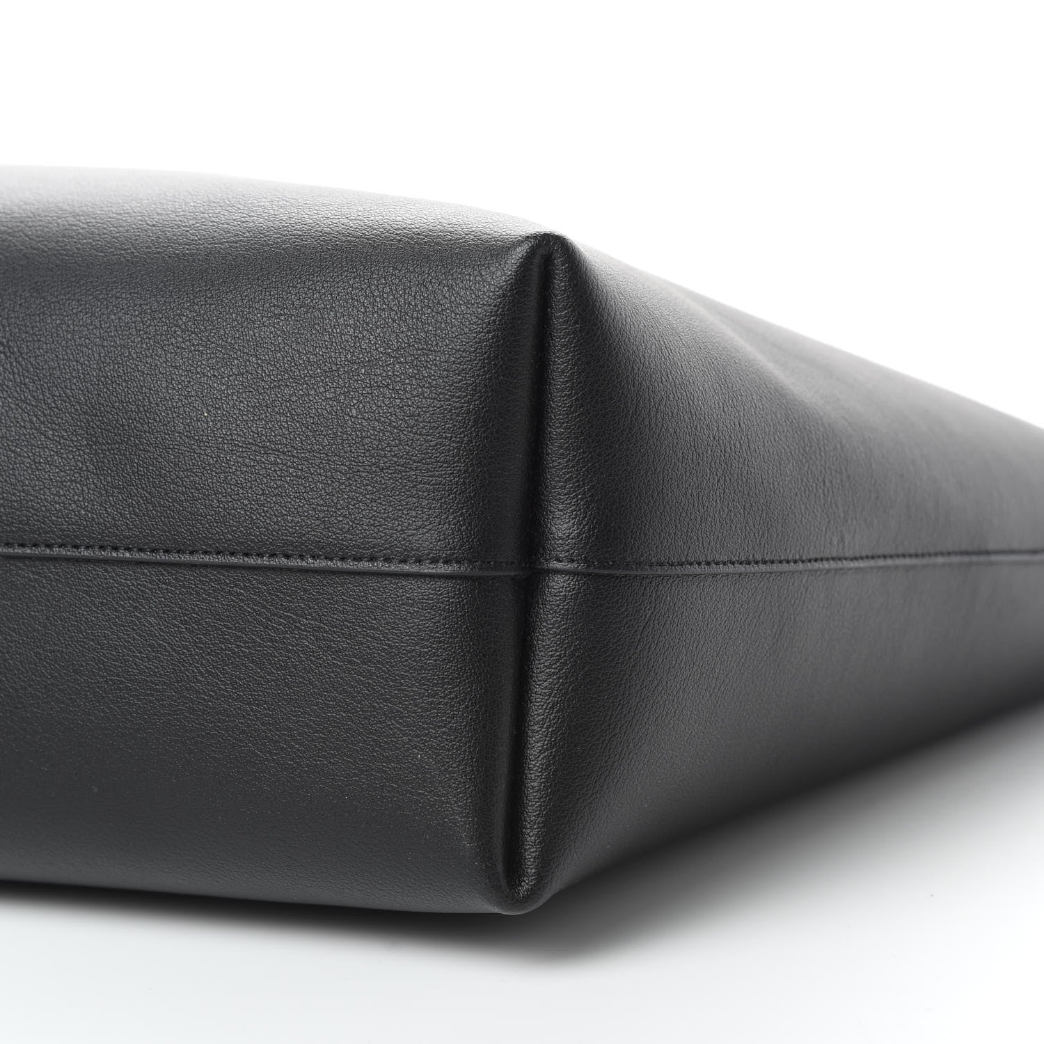 Saint Laurent Calfskin Large Shopping Tote Black 11 of 12