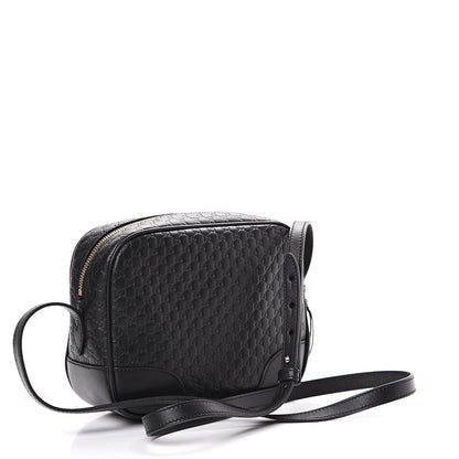Gucci Microguccissima Mini Bree Messenger Bag Black 2 of 9