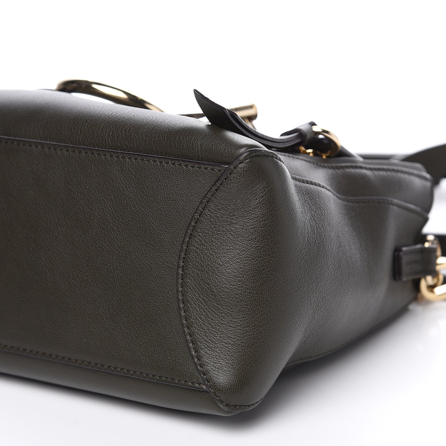 Chloe Calfskin Small Faye Day Shoulder Bag Deep Forest 8 of 8
