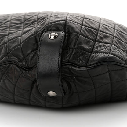 Chanel Lambskin Large Chain Mail Hobo Black 10 of 14