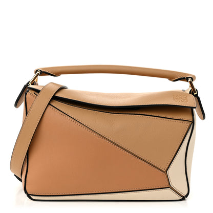 Loewe Calfskin Small Puzzle Bag Dune Warm Desert 1 of 9