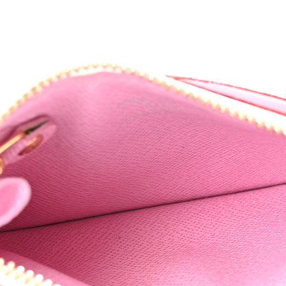 Louis Vuitton Monogram Multicolor Key Pouch White Litchi 5 of 7