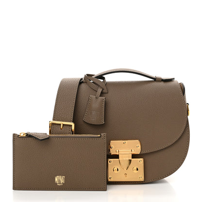 Moynat Taurillon Blush Flori PM Taupe 7 of 11