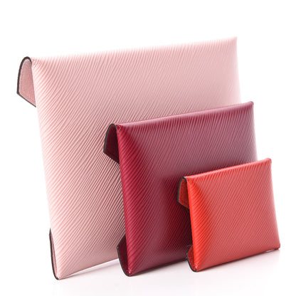 Louis Vuitton Epi Kirigami Pochette Set Rose Ballerine Fuchsia Coquelicot 3 of 10