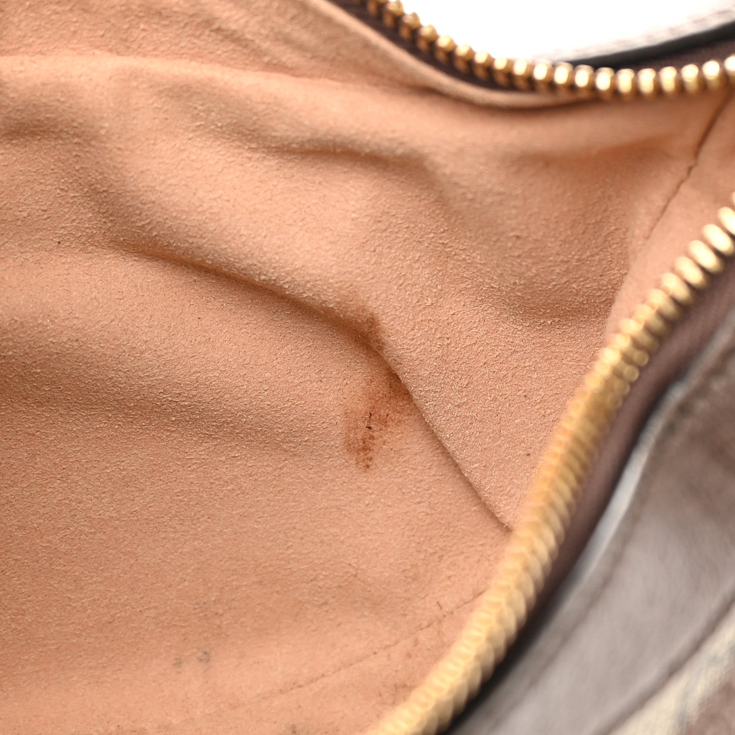 Gucci GG Supreme Monogram Textured Calfskin Web Mini Ophidia Half Moon Hobo Beige Ebony New Acero 11 of 19