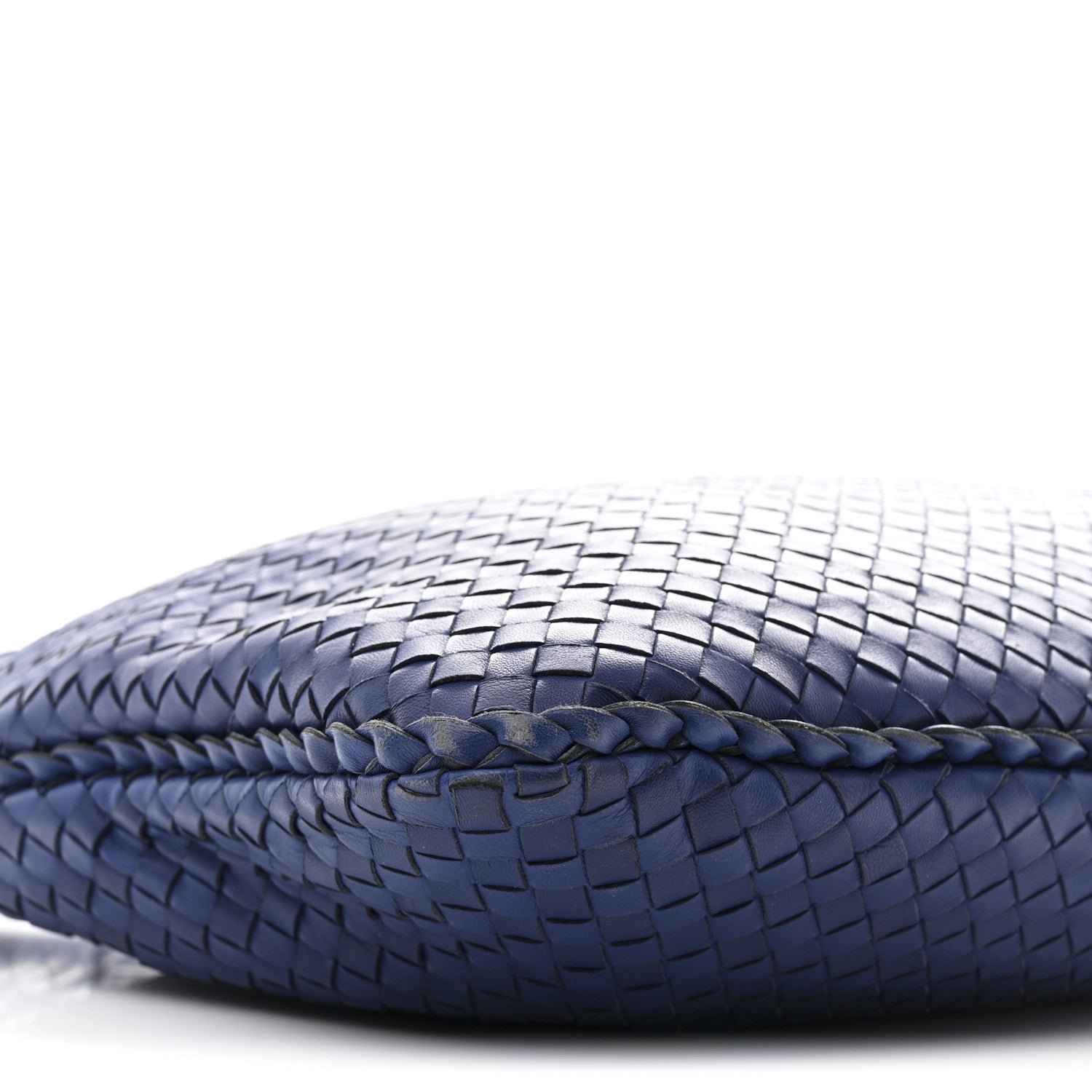 Bottega Veneta Nappa Intrecciato Large Veneta Hobo Baltic Blue 9 of 11