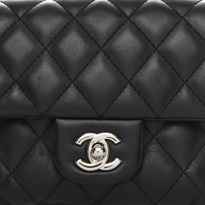 Chanel Calfskin Quilted CC Uniform Flap Belt Bag Black 8 of 10