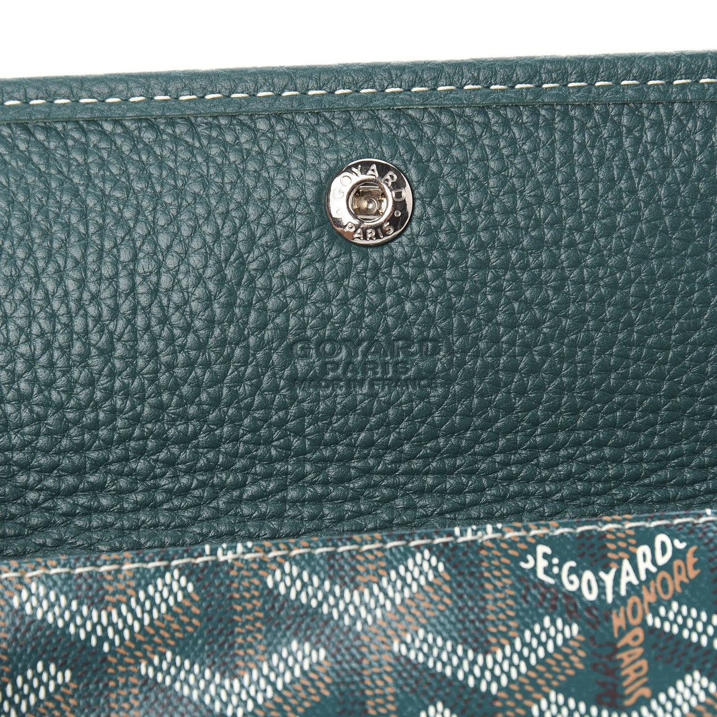 Goyardine Pouch Green