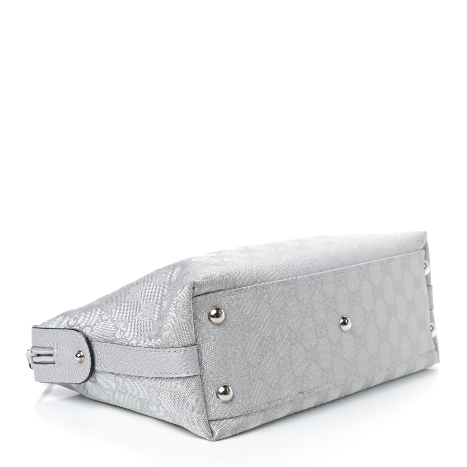 Gucci Monogram Small Boston Silver 3 of 4