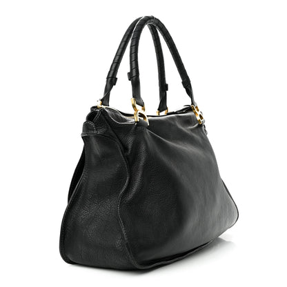 Chloe Calfskin Large Marcie Satchel Black 3 of 22