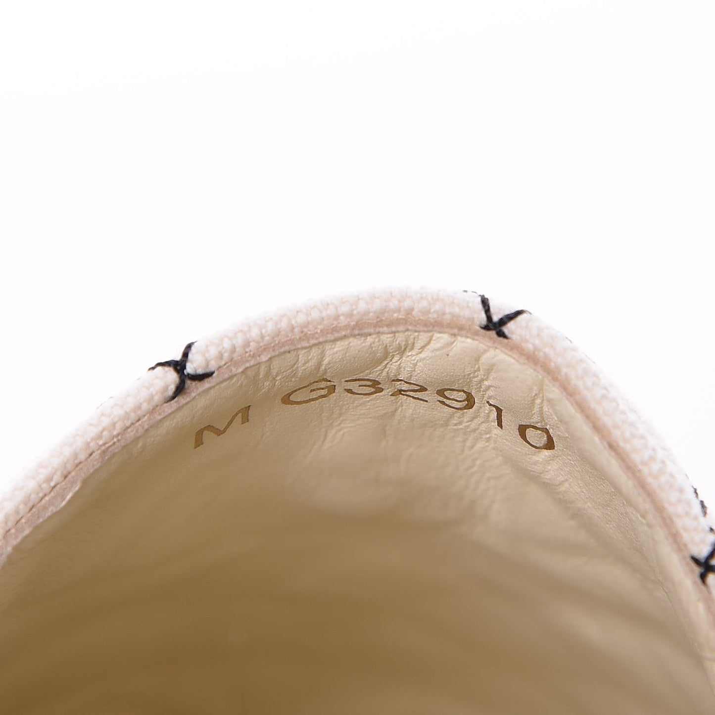 Fabric Biarritz CC Espadrilles 39 Beige Black