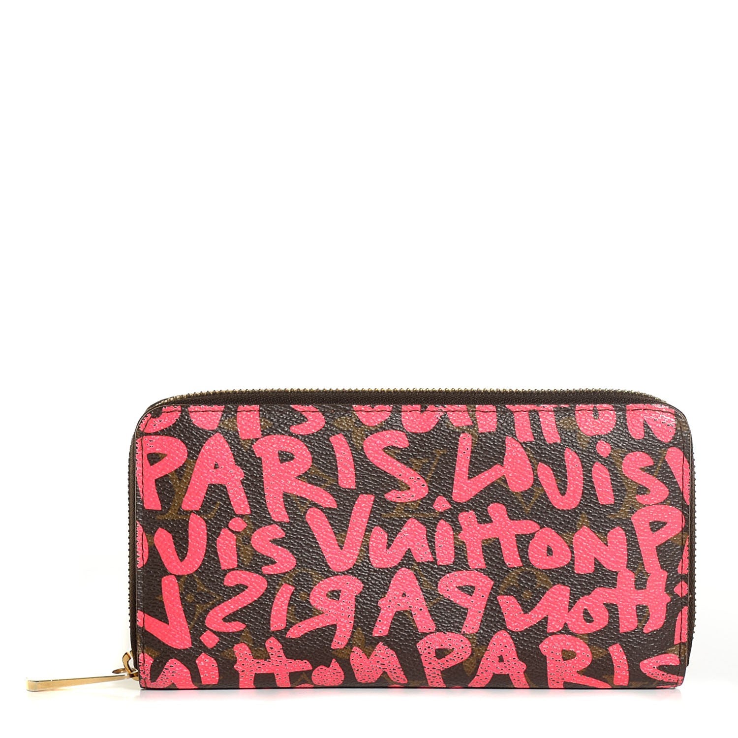 Louis Vuitton Monogram Graffiti Zippy Wallet Fuchsia 1 of 7