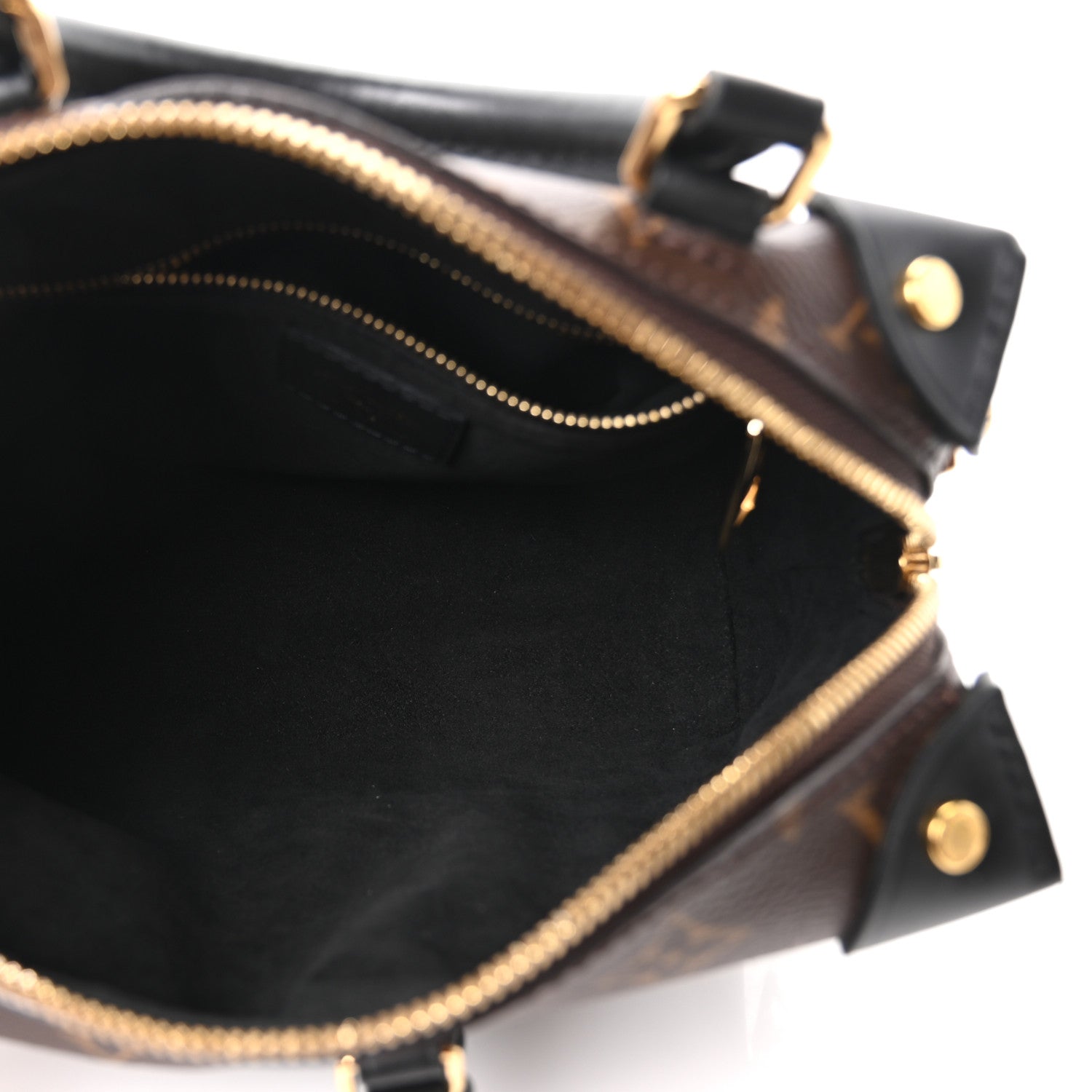 Louis Vuitton Monogram Petite Malle Souple Black 5 of 9