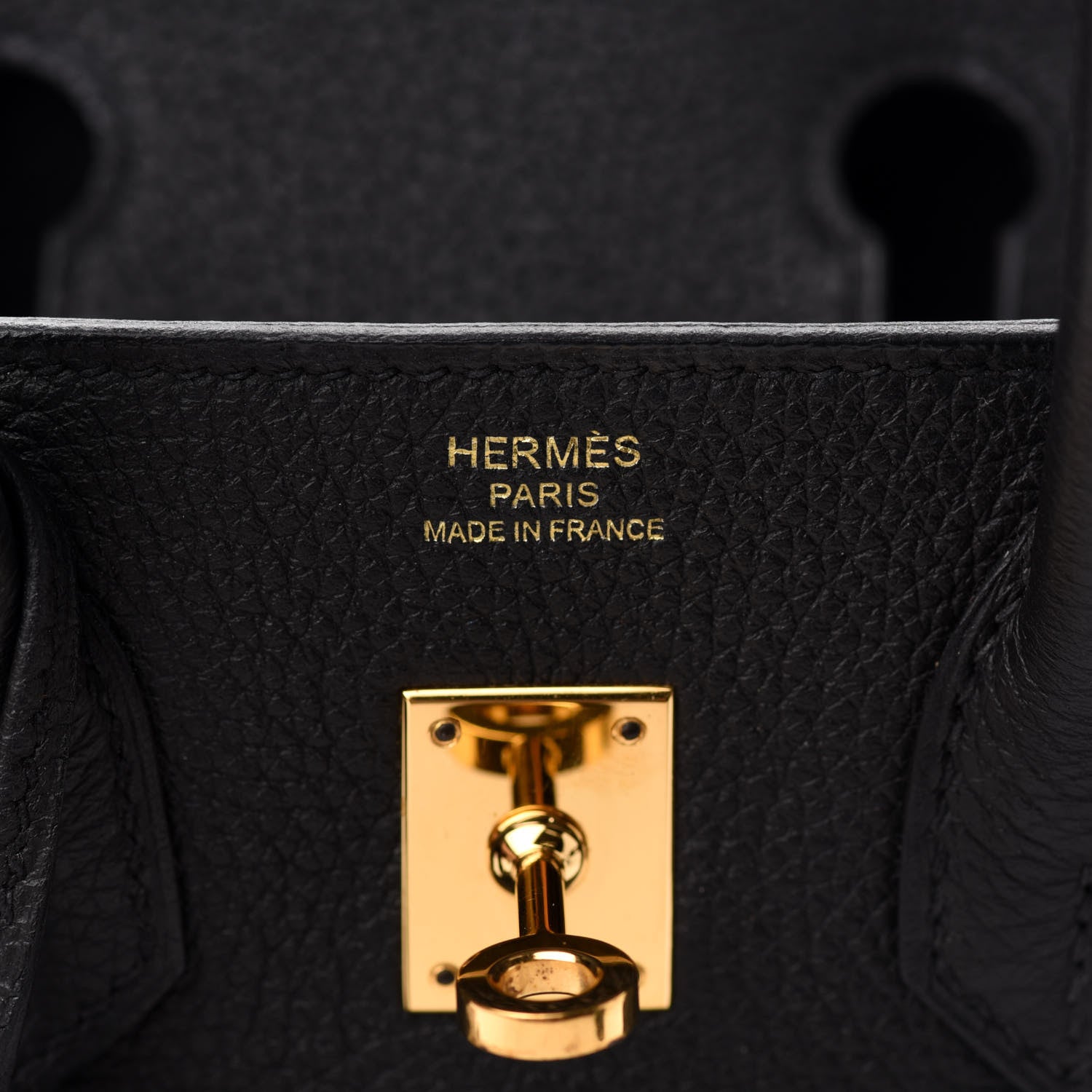 Hermes Togo Birkin 25 Black 22 of 36
