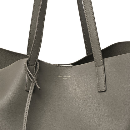 Saint Laurent Calfskin Large Shopping Tote Kaki Militaire 9 of 11