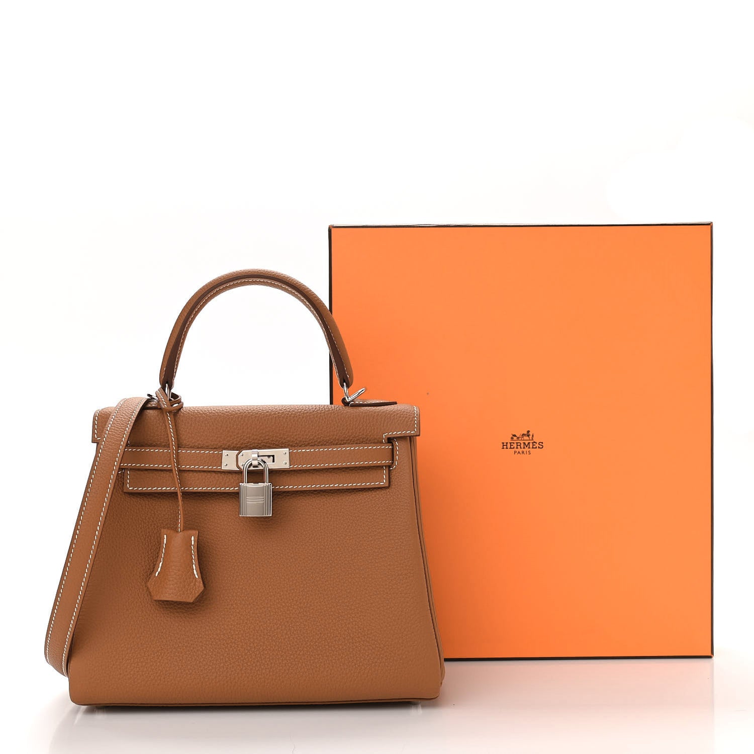 Hermes Togo Kelly Retourne 25 Gold 11 of 11