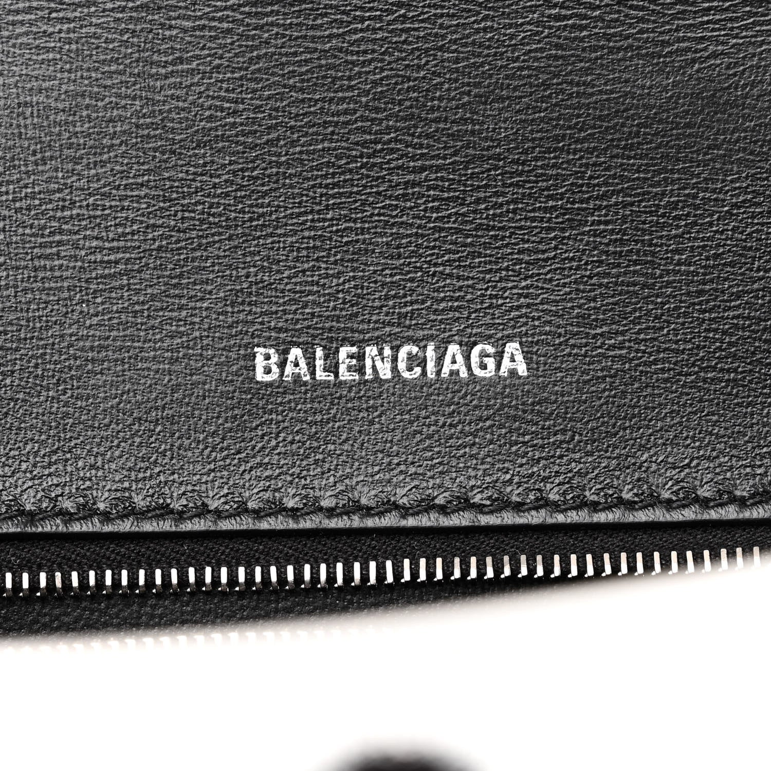 Balenciaga Smooth Calfskin Spray Polka Dot Small Hourglass Top Handle Bag White Black 6 of 12