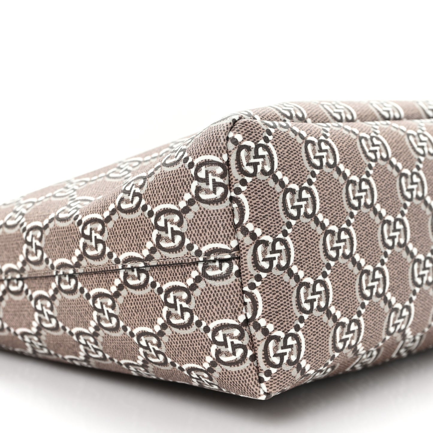 GG Shadow Monogram Super Mini Ophidia Shoulder Bag Taupe