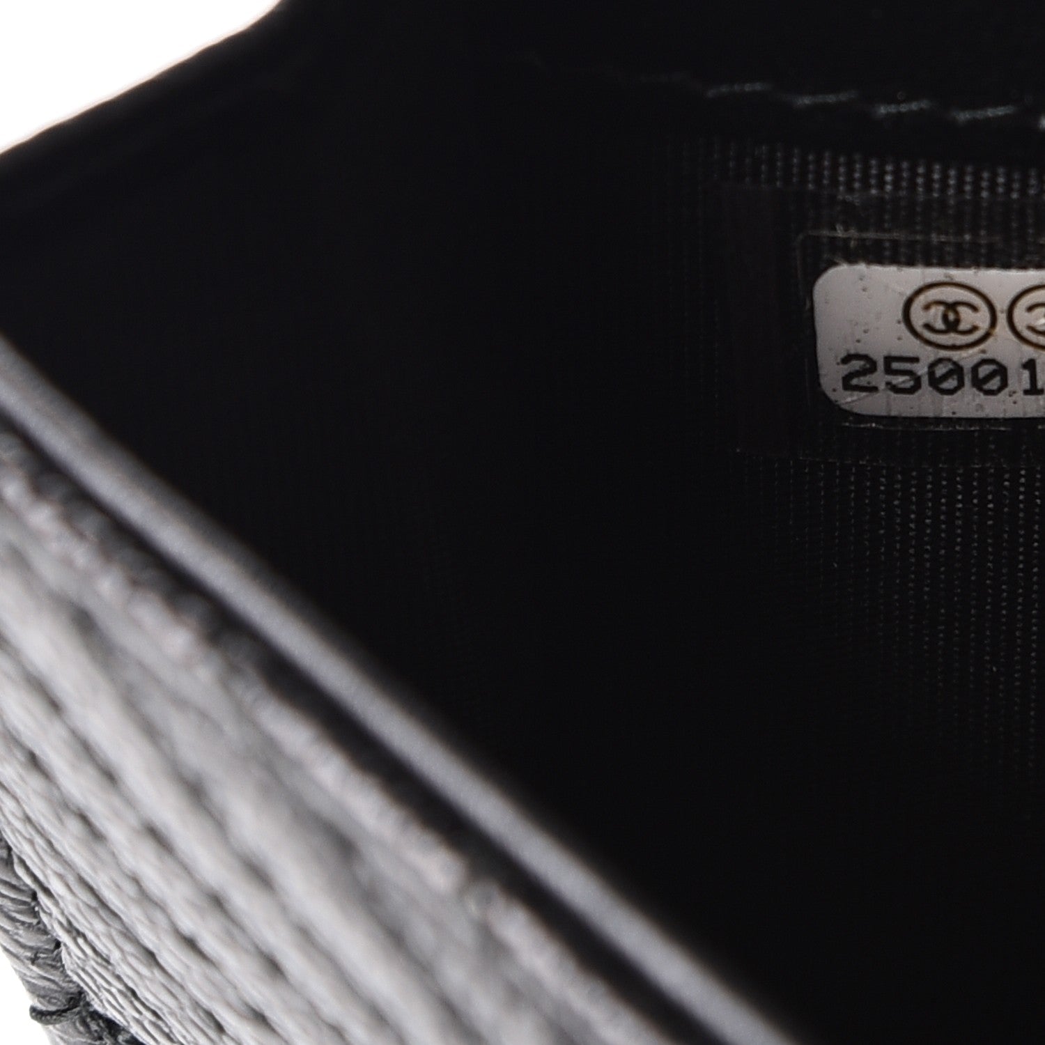 Chanel Caviar Chevron Quilted Medium Boy Flap Wallet Black 8 of 9