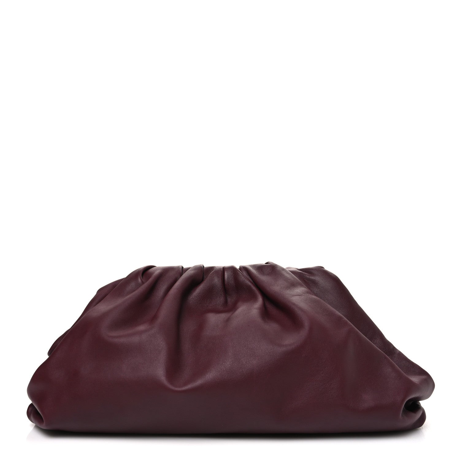 Bottega Veneta Smooth Butter Calf The Pouch Oversized Clutch Bordeaux 1 of 12