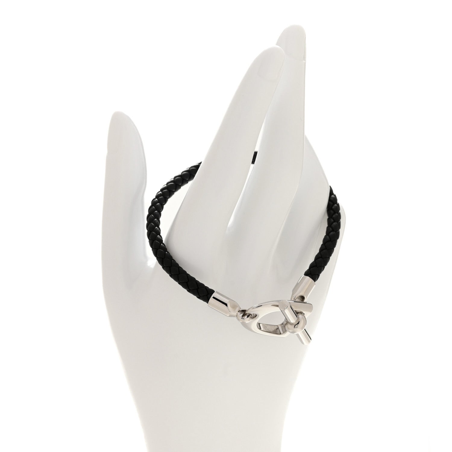 Hermes Swift Etrier Single Tour Bracelet T6 Black 2 of 7