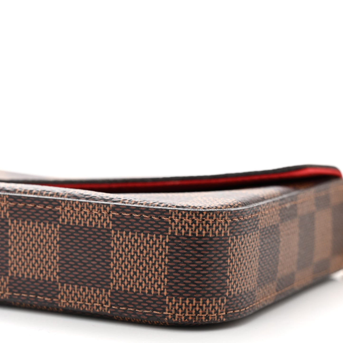 Damier Ebene Pochette Felicie Chain Wallet