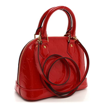 Louis Vuitton Vernis Alma BB Cherry 3 of 9