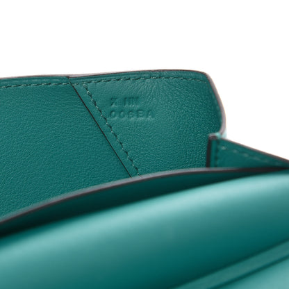Hermes Swift Chevre Mysore Hermail Tutti Frutti Lemon Wallet Bleu Paon Lime Canopee 7 of 8