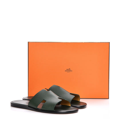 Hermes Epsom Izmir Mens Sandals 43 Vert Veronese 7 of 11