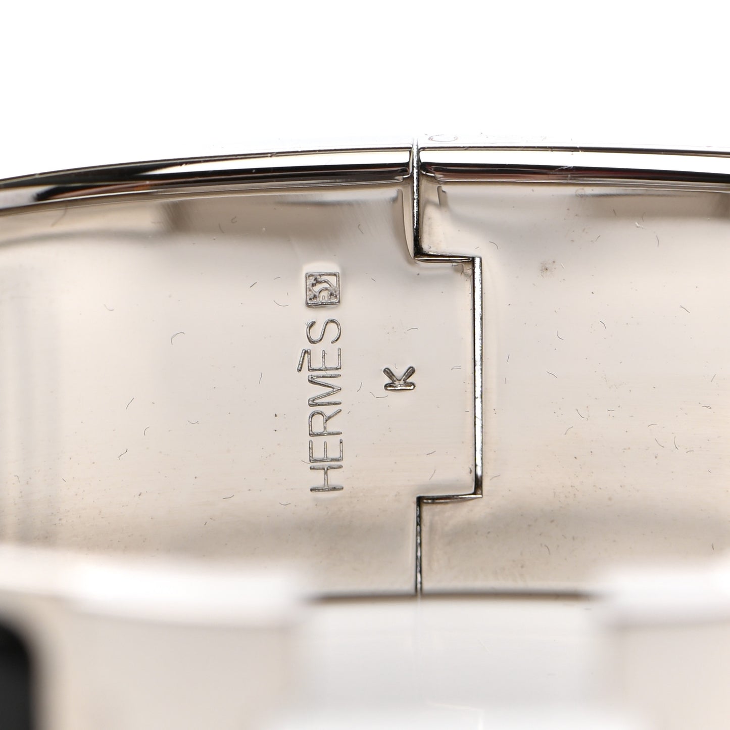 Enamel Wide Clic Clac H Bracelet PM Black