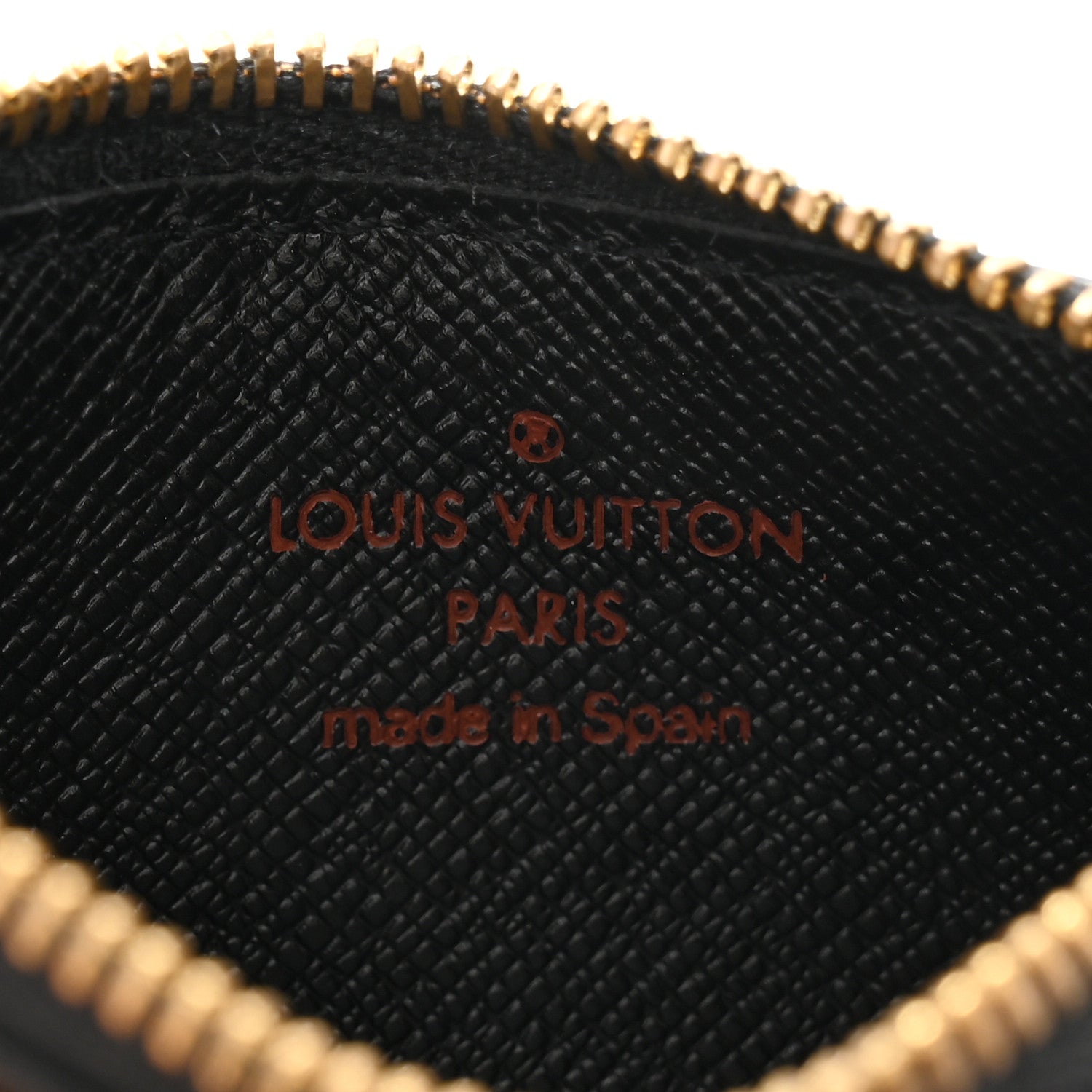 Louis Vuitton Epi Key Pouch Black 6 of 10
