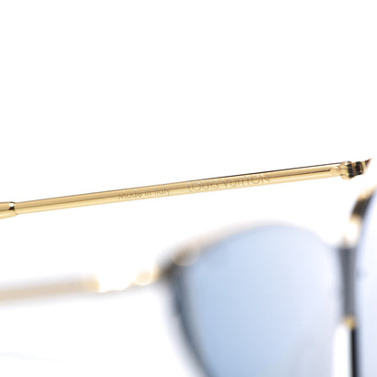Louis Vuitton Bohemian Vuittony Square Sunglasses Z1235W Silver Mirror 5 of 8