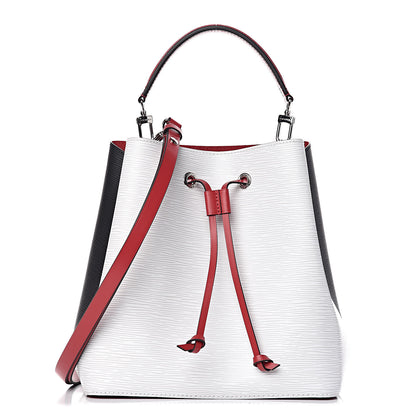 Louis Vuitton Epi Neonoe Black White Scarlet 1 of 11