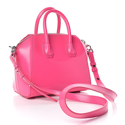 Givenchy Shiny Lord Calfskin Mini Antigona Shocking Pink 3 of 10