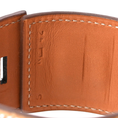 Hermes Matte Alligator Collier De Chien CDC Bracelet S Maize 5 of 5