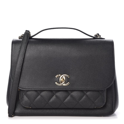 Chanel Caviar Quilted Large Business Affinity Flap Black 1 of 10