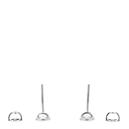 Tiffany Platinum Diamond .54ctw Elsa Peretti Diamonds By The Yard Earrings 3 of 4