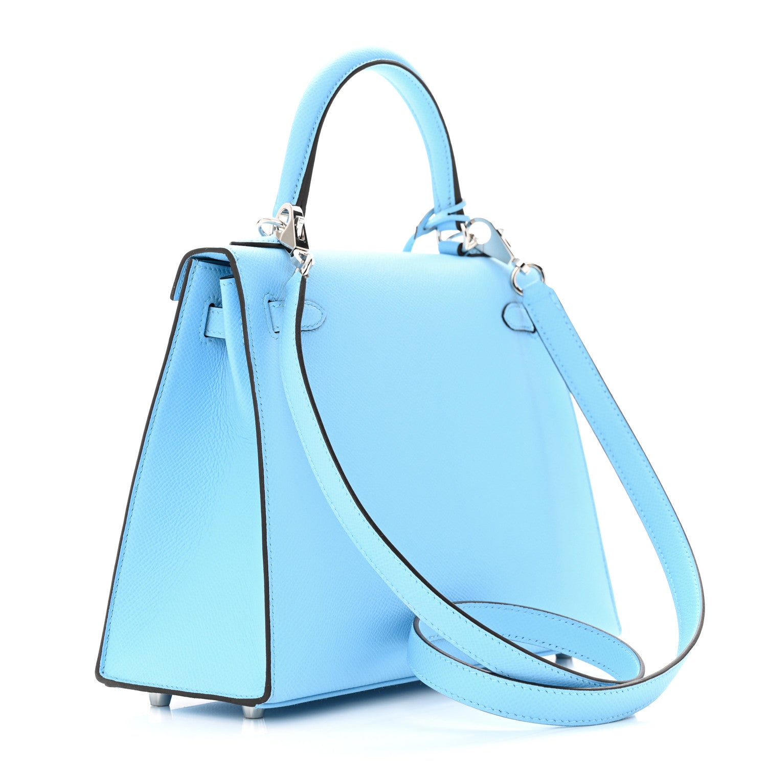Hermes Epsom Kelly Sellier 25 Celeste 3 of 11