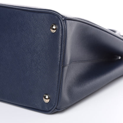 Prada Saffiano Medium Galleria Double Zip Tote Baltico 9 of 9